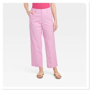 Women’s High Rise Straight Ankle Chino Pants a new day Light Pink